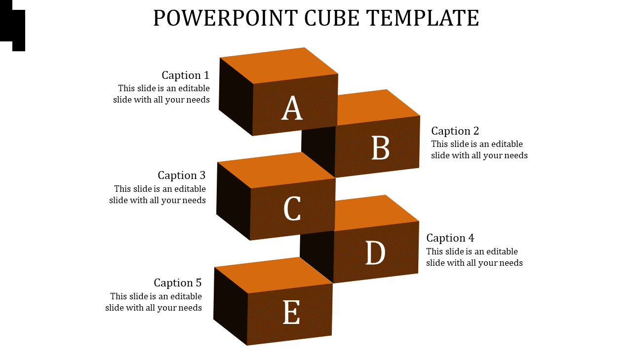 POWERPOINT CUBE TEMPLATE-POWERPOINT CUBE TEMPLATE-ORANGE-5